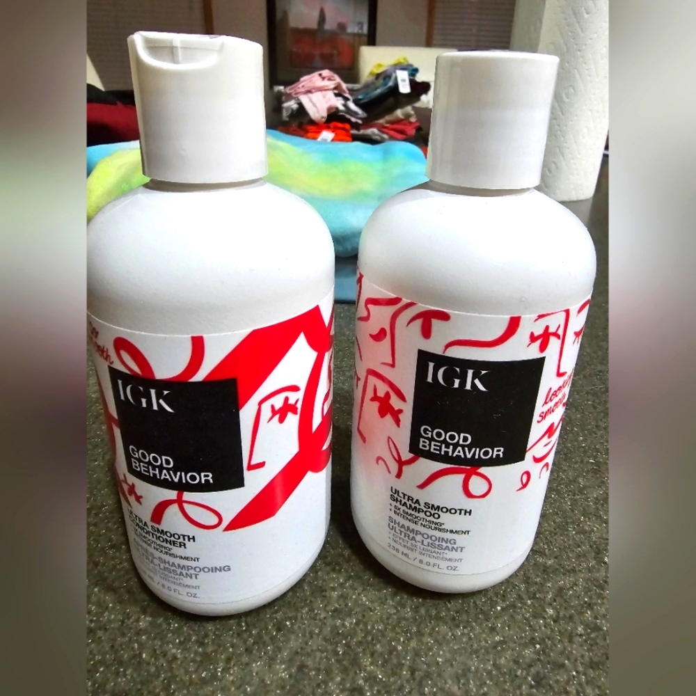 IGK shampoo and conditioner